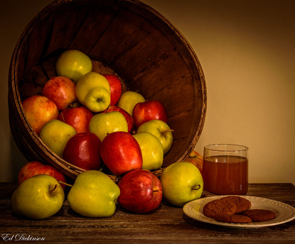Basket of Apples and Cider...