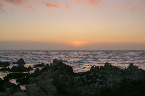 Sunset Mendocino Coast, Ca....