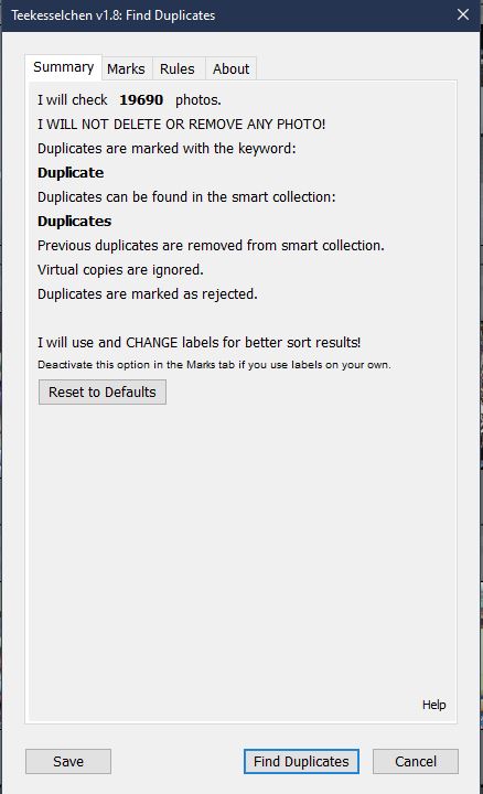 duplicate finder plug in...