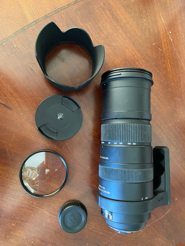 Sigma 150-500 lens for Nikon F mount...