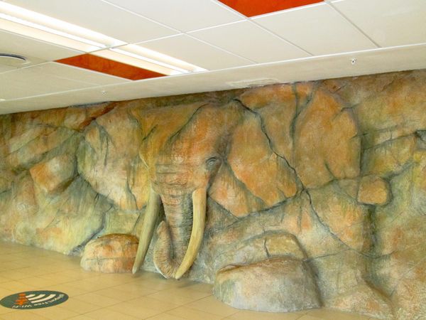 Wall in Cape Town Airport, SA...