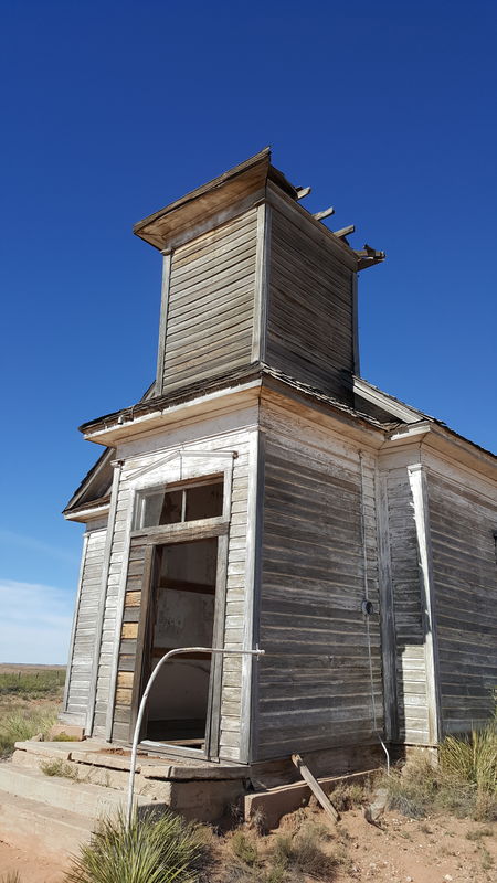 old church in eastern New Mexico...