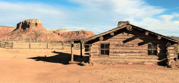 Ghost Ranch. New Mexico. I love how the cabin mimi...