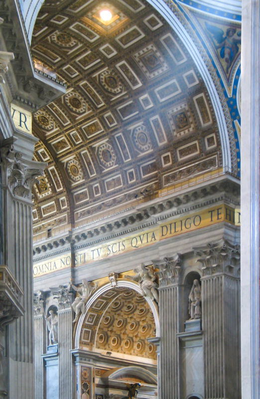 Inside St. Peter’s, Rome...
