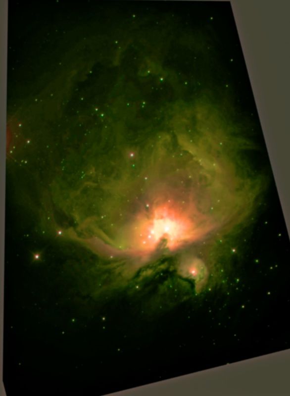 SB's Orion nebula /w the funky colors...
