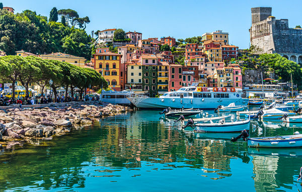 3 - Italy/Liguria/Lerici - Colorful town south of ...