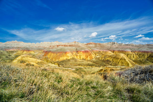 The Yellow Mounds - Badlands NP...