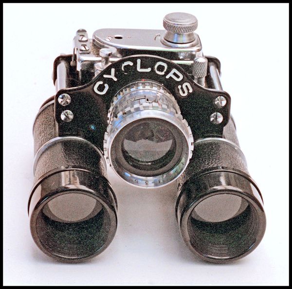 Cyclops, 16mm. with binoculars. Jap....
