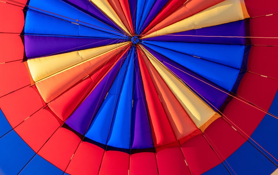 Inside our balloon during flight.  Check out the e...