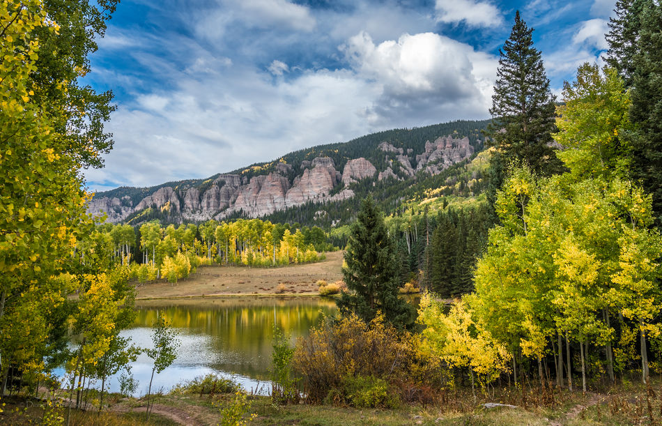 Rowdy Lake In The Uncompahgre National Forest...