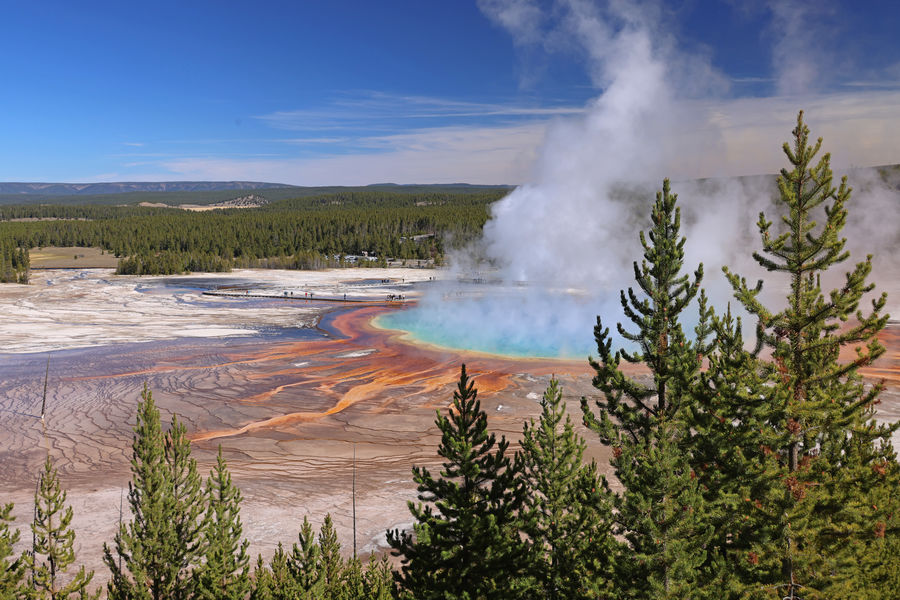 Yellowstone’s Grand Prismatic Spring, of course!  ...