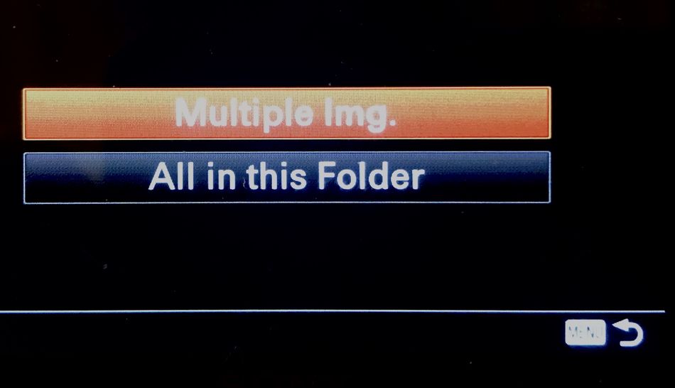 Choose “ALL IN THIS FOLDER”...