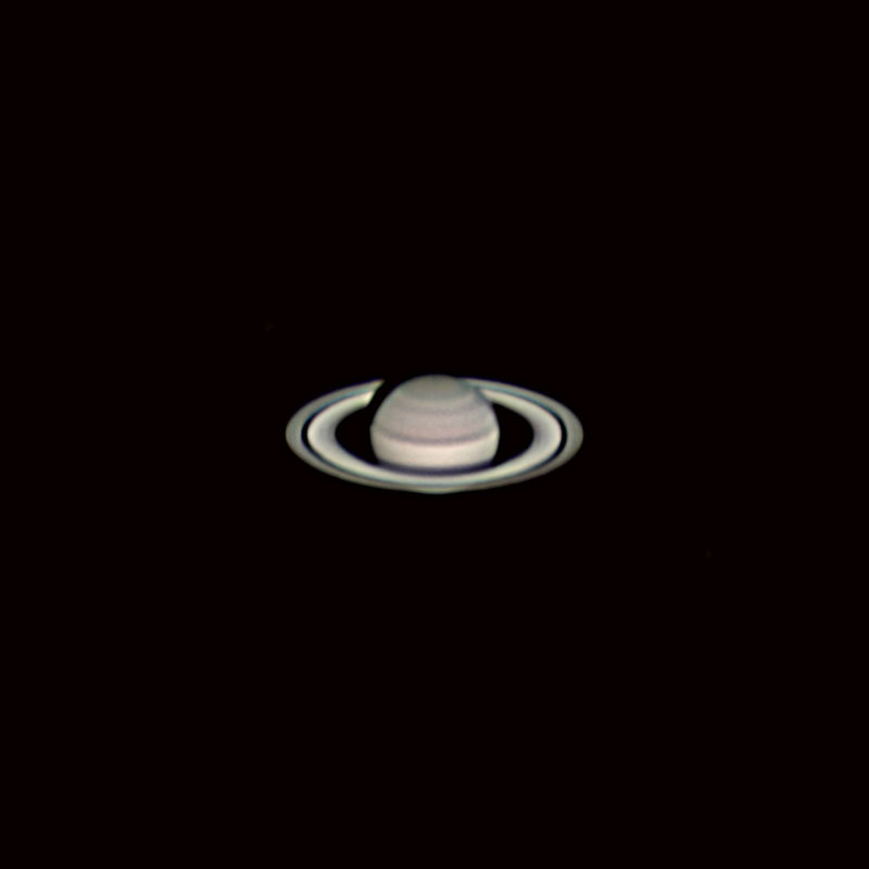 Saturn image taken on the second night just before...