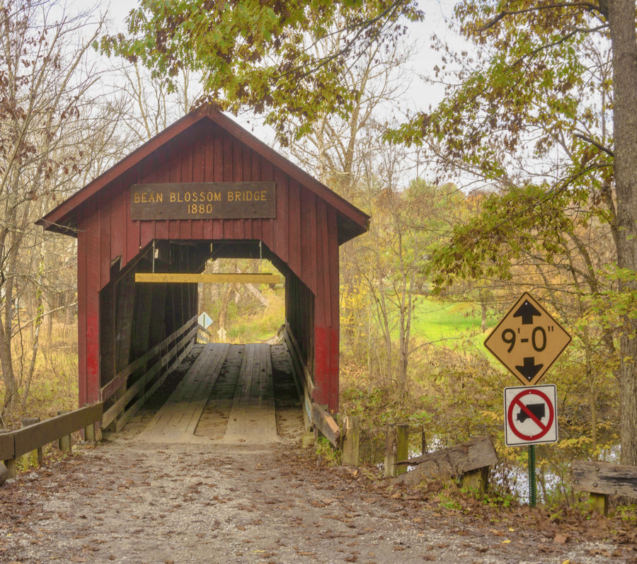 Bean Blossom Covered Bridge The Bean Blossom Covered Bridge, near Bean