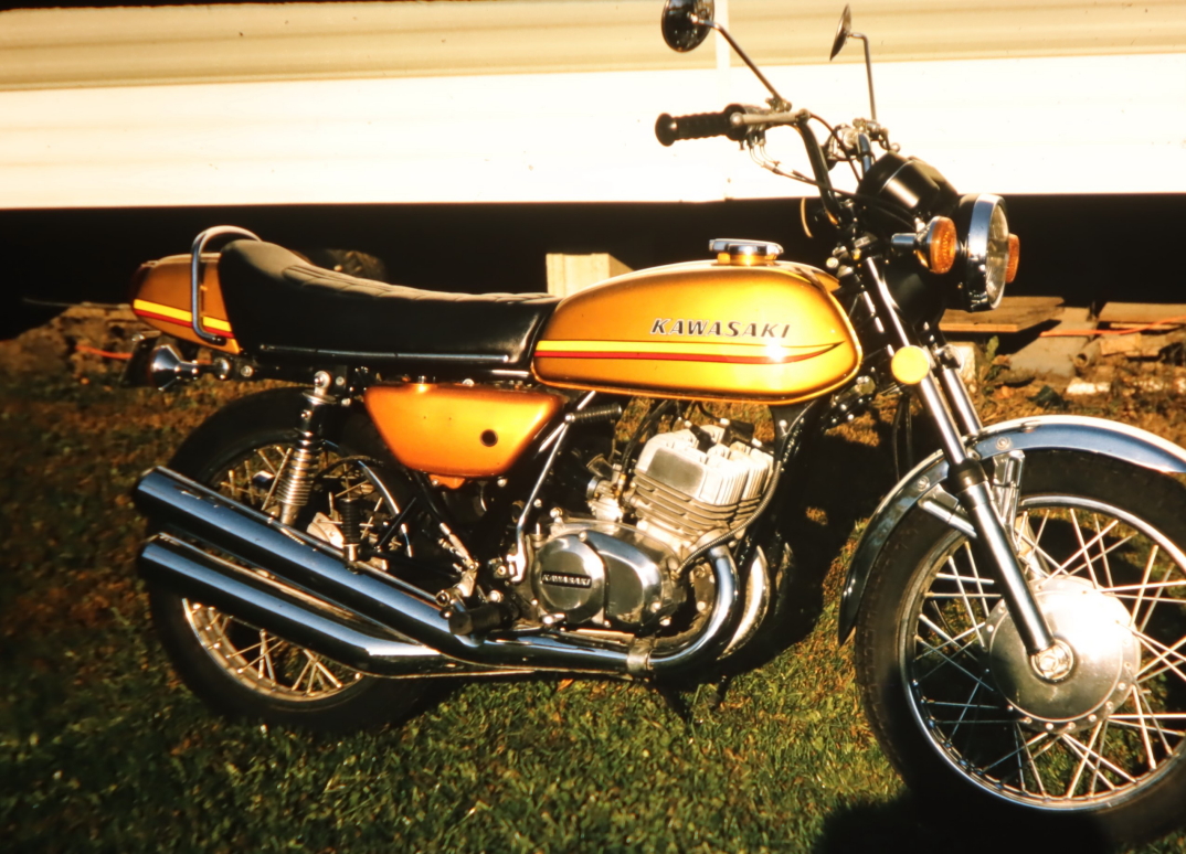 1973 Kawasaki 350cc - My second 2 wheeler...
