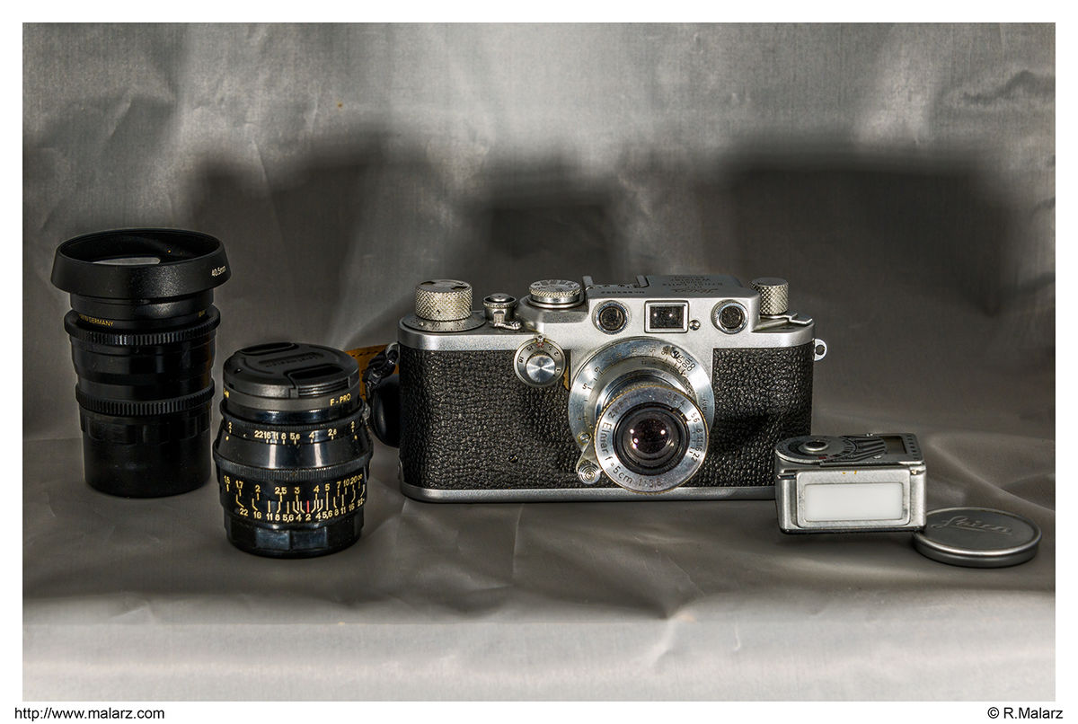 Leica IIIf - along with some accessories collected...