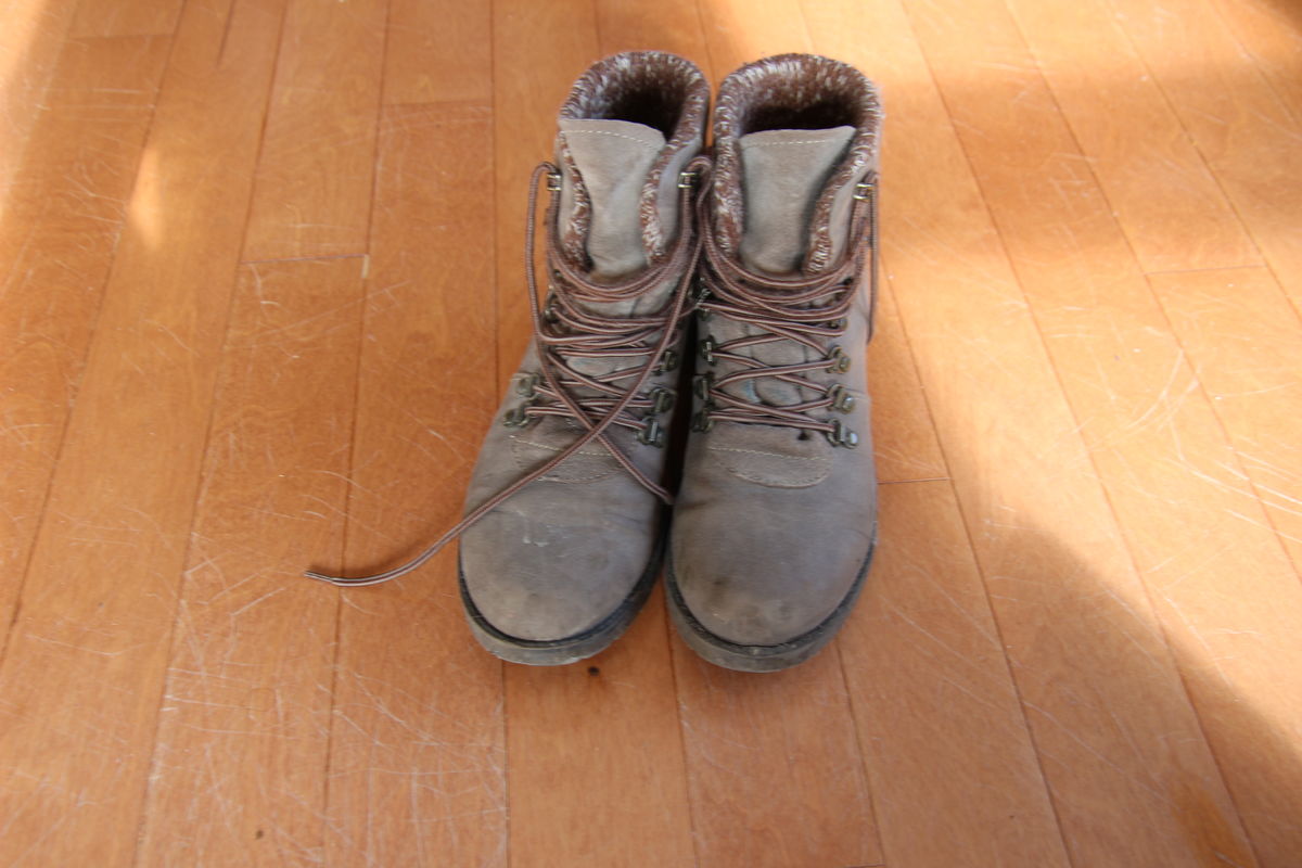 My hiking boots....