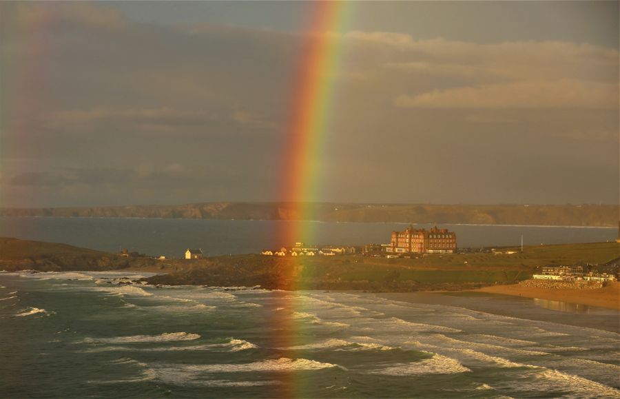 Rainbow overFistral Beach...