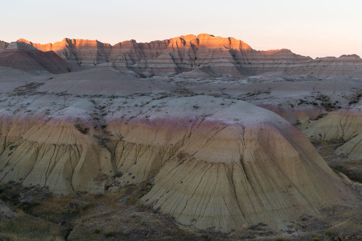 1. Sunset in the badlands....