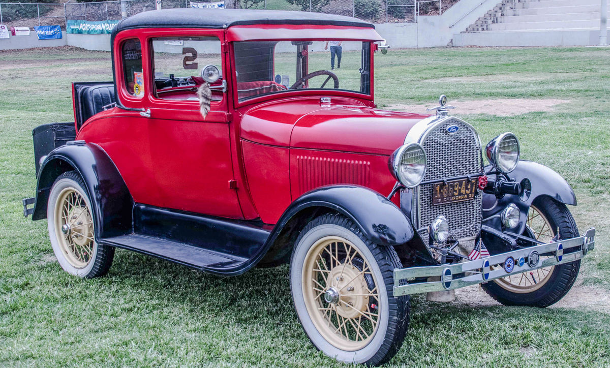 4. 1928 Ford Model A Coupe...