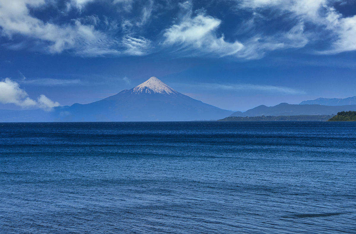 Osorno Volcano is a 8,701 ft tall conical stratovo...