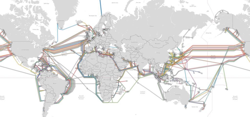 7. Underwater Cables That Sustain The Internet -- ...