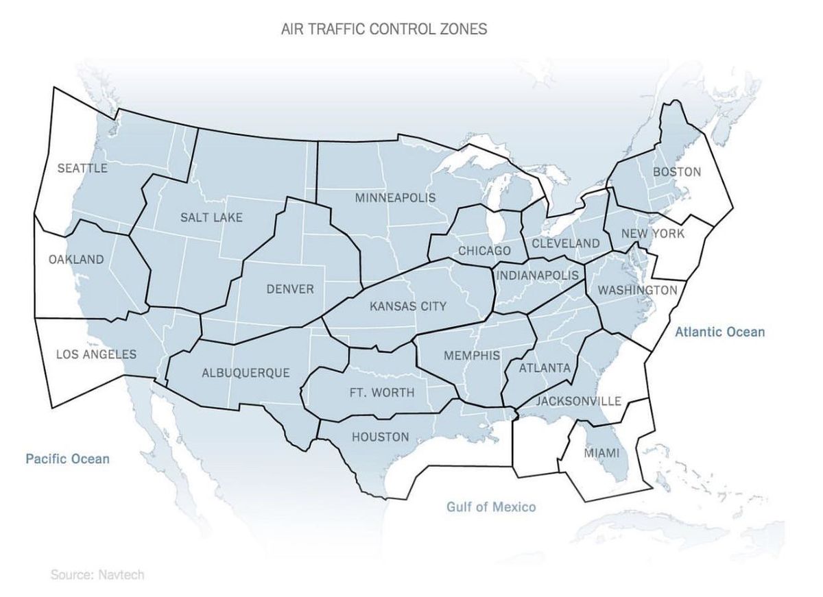 9. Air Traffic Control Zones -- Traveling by air i...