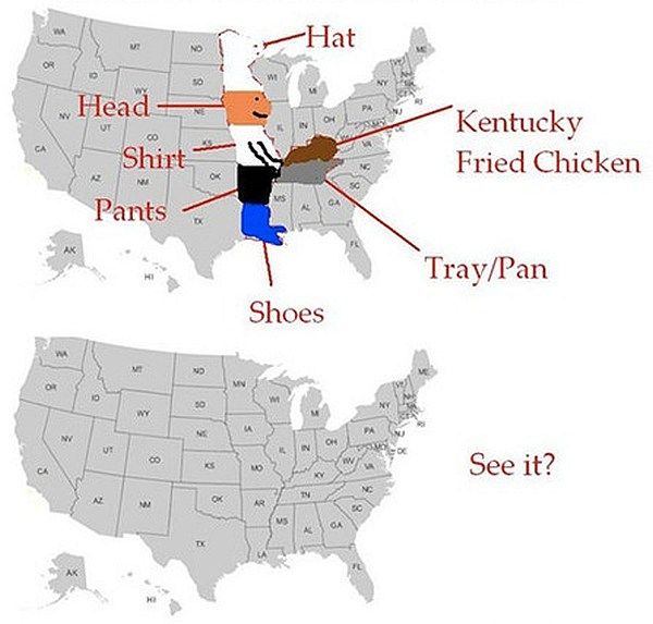 2. A Trick for Finding Kentucky --   Kentucky is k...