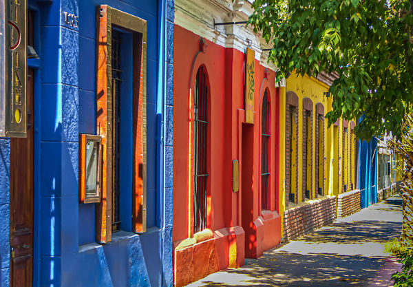 1 - Chile/Santiago de Chile - Colorful Barrio Bell...