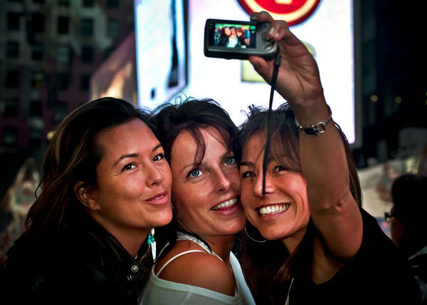 Mother and Sisters @ Times Square...