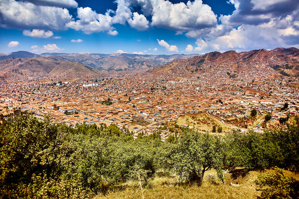 View of Cusco from Saqsaywaman...