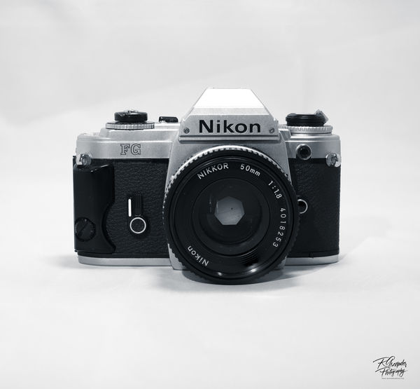 Nikon FG w/ 50 mm lens...