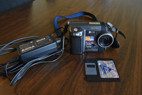Camera, AC Adapter, Floppy Disc...
