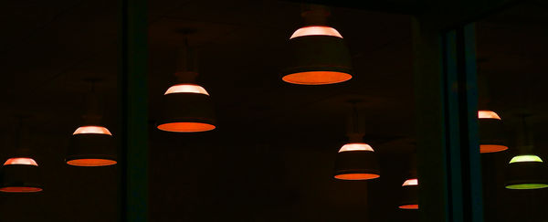Lights in dealership...