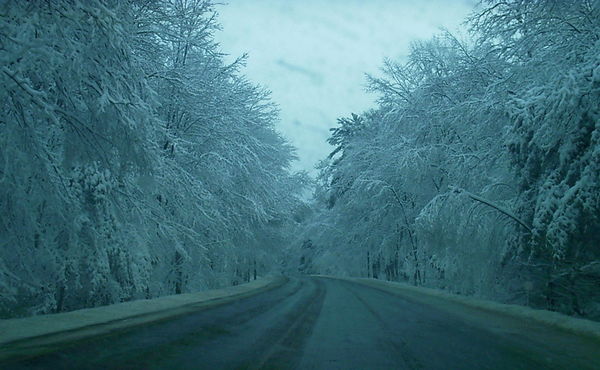 Wintry Country Road 2003...