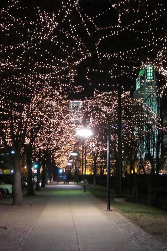 Christmas Lights in Old Market, Omaha, NE...