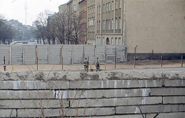 Over the Berlin Wall into East Berlin 1979...