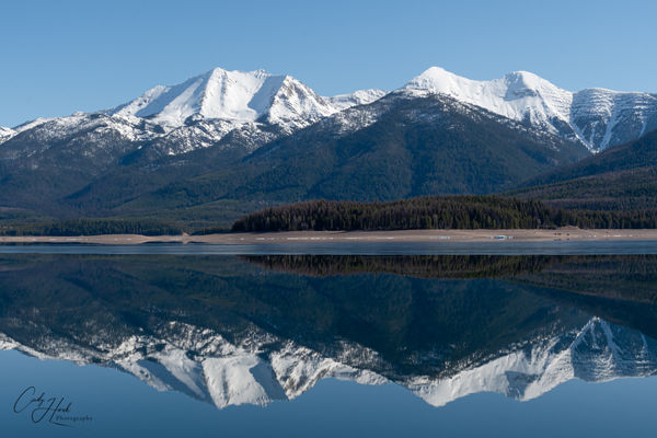 Great Northern Mtn on left - 5000 ft elevation gai...