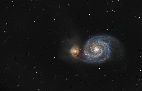 M51 the Whirlpool galaxy...