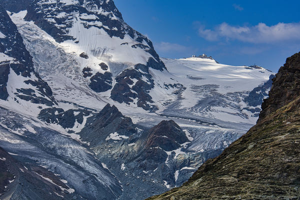The Observatory At The Top Of Gornergrat In The Di...