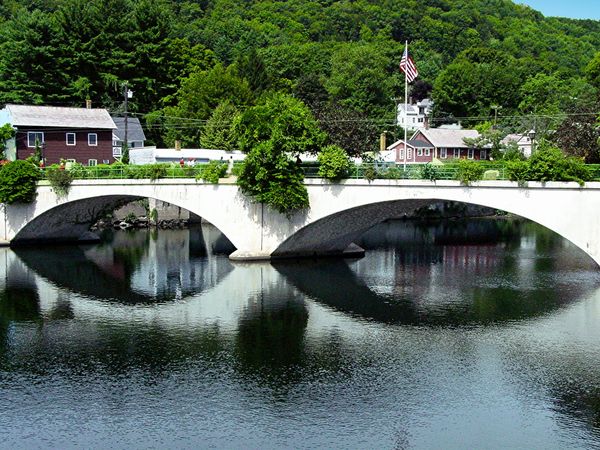 Bridge of Flowers Shelburne Falls, Massachusetts...
