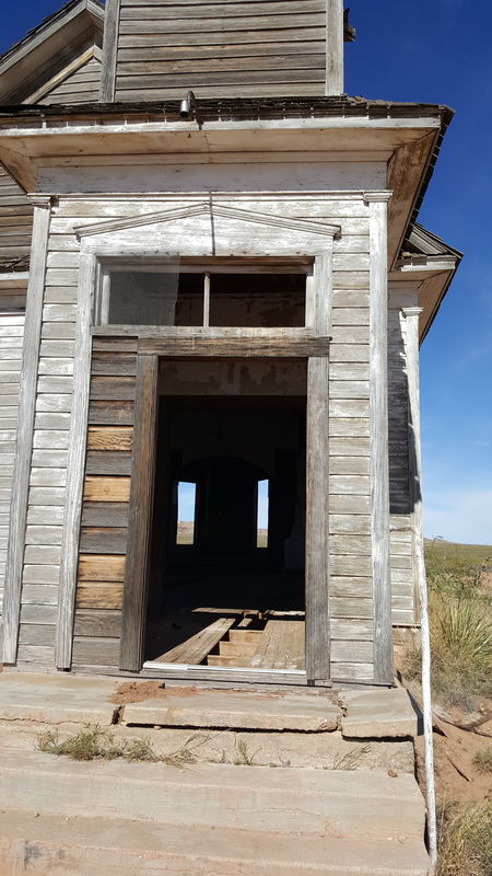 old church in eastern New Mexico...