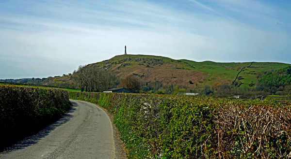 2 With the Hoad hill and the monument to honour Si...
