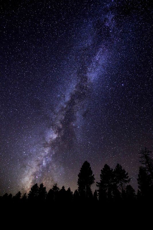 Milky Way at Bryce Canyon National Park, Utah...