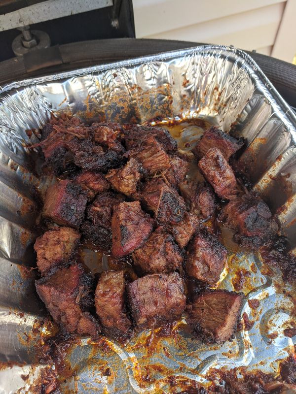 The brisket may be TX style, but the Burnt Ends ar...