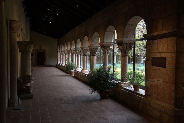 An interior passage in the Cloisters...