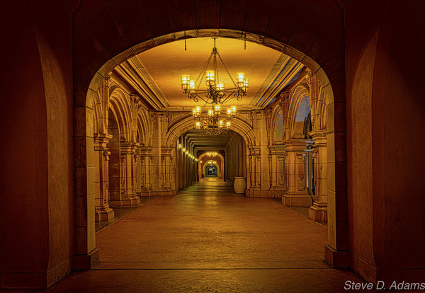 Deserted hallway...