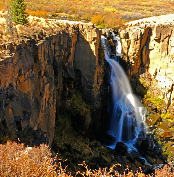 North Clear Creek Falls near Creede, Colorado: 1/2...