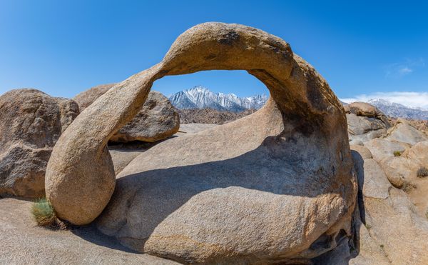 Mobius Arch With Lone Pine Peak...