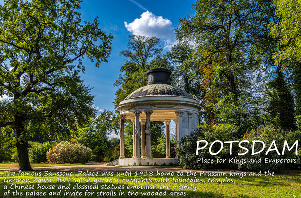 1 - Intro to Potsdam on the background of an image...